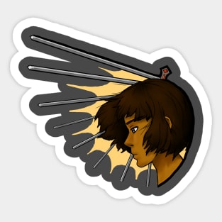 Knife Angel-Camilla Hect version Sticker